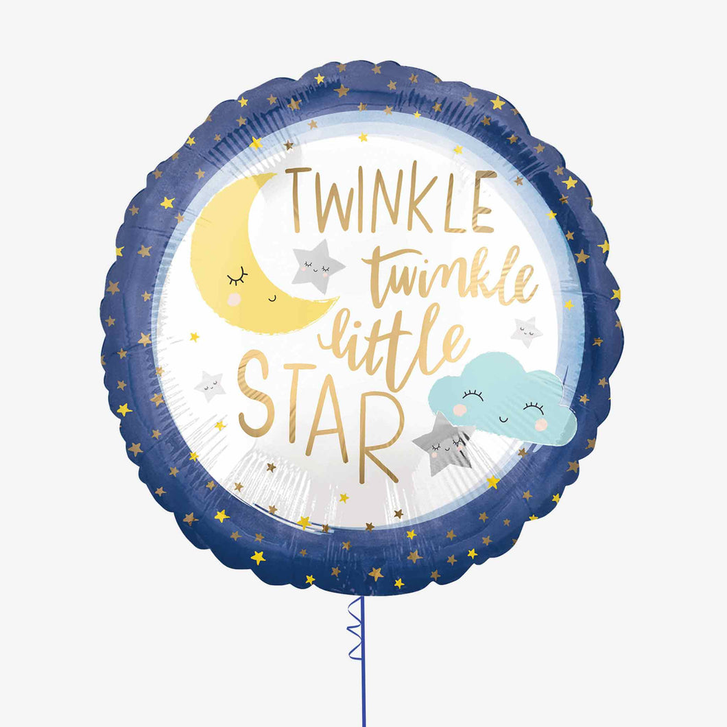 Twinkle Little Star Inflated Foil Balloon