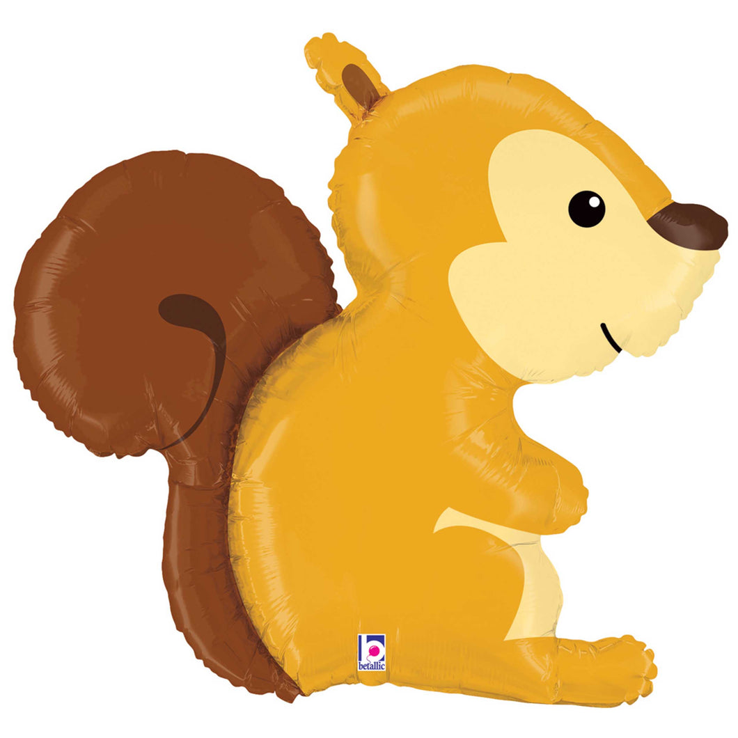 Woodland Squirrel Inflated Foil Balloon
