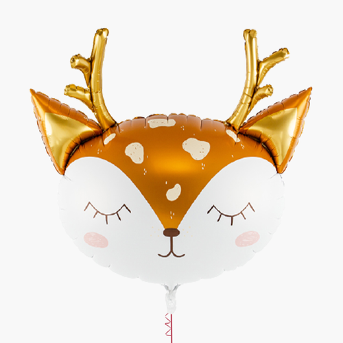 Foil Balloon Deer Face