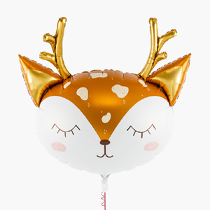 Foil Balloon Deer Face