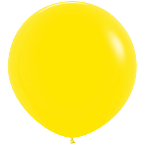 Yellow Giant 3ft Latex Balloon
