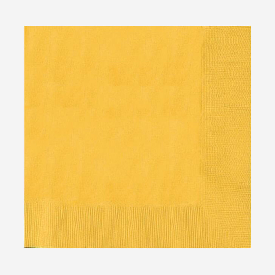 Yellow Paper Napkins