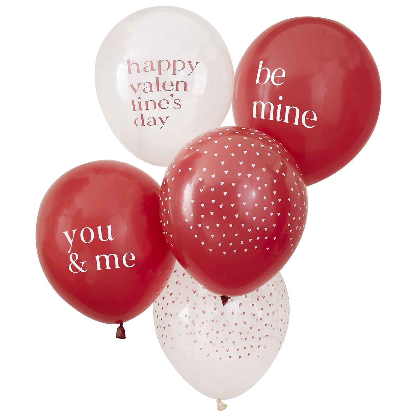 Happy Valentines Inflated Balloon Bouquet