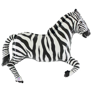 Zebra Foil Balloon